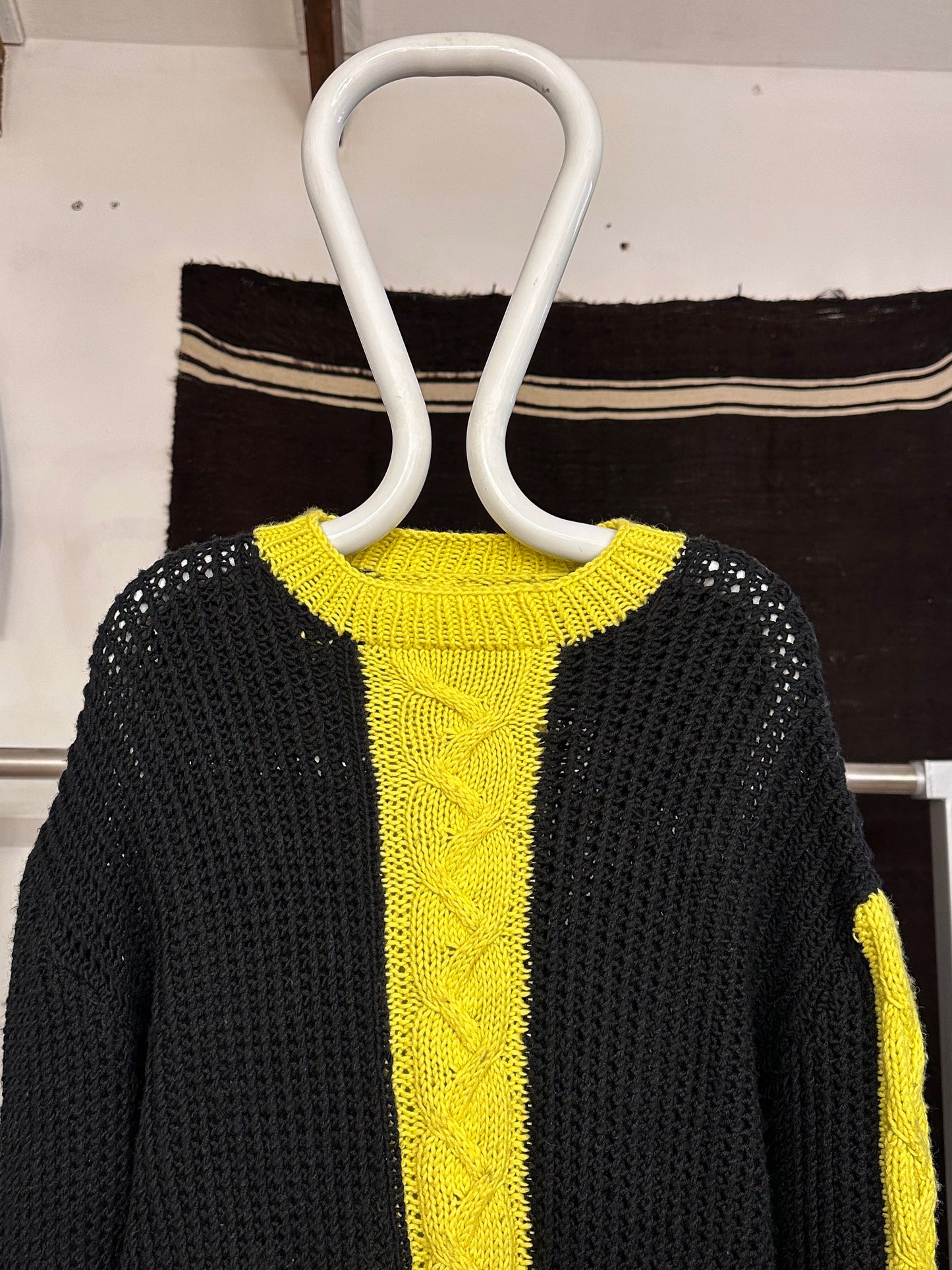 Big sized handmade wool jumper