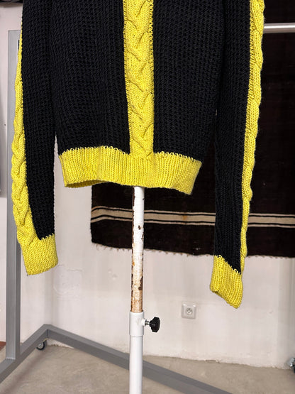 Big sized handmade wool jumper