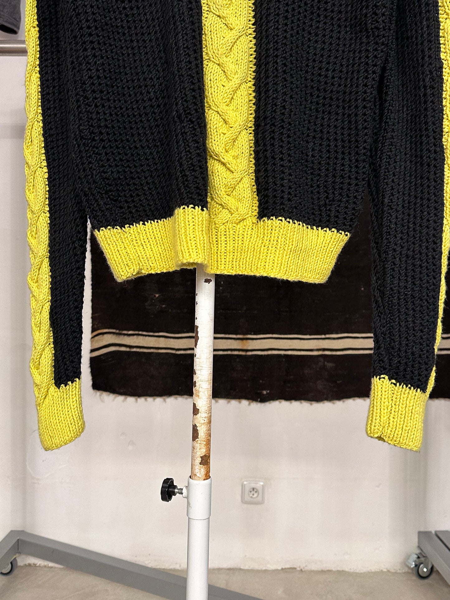 Big sized handmade wool jumper