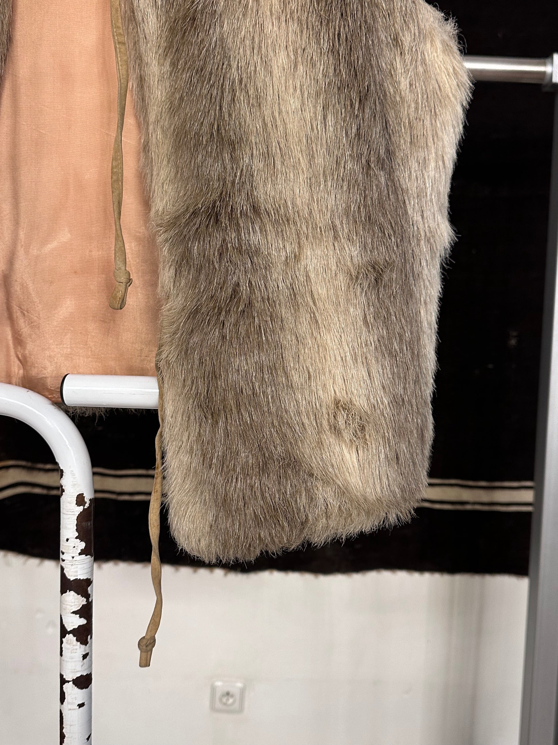 60's 60年代 Real fur vest Handmade ハンドメイド リアルファー 1960's Vintage ヴィンテージ Toto プラハ 古着屋 古着 ベスト Praha Prague Vintage store Vintage clothing ユーロ古着 ヨーロッパ古着 ドイツ古着