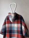 60's 70's Wool poncho リバーシブル ポンチョ vintage 