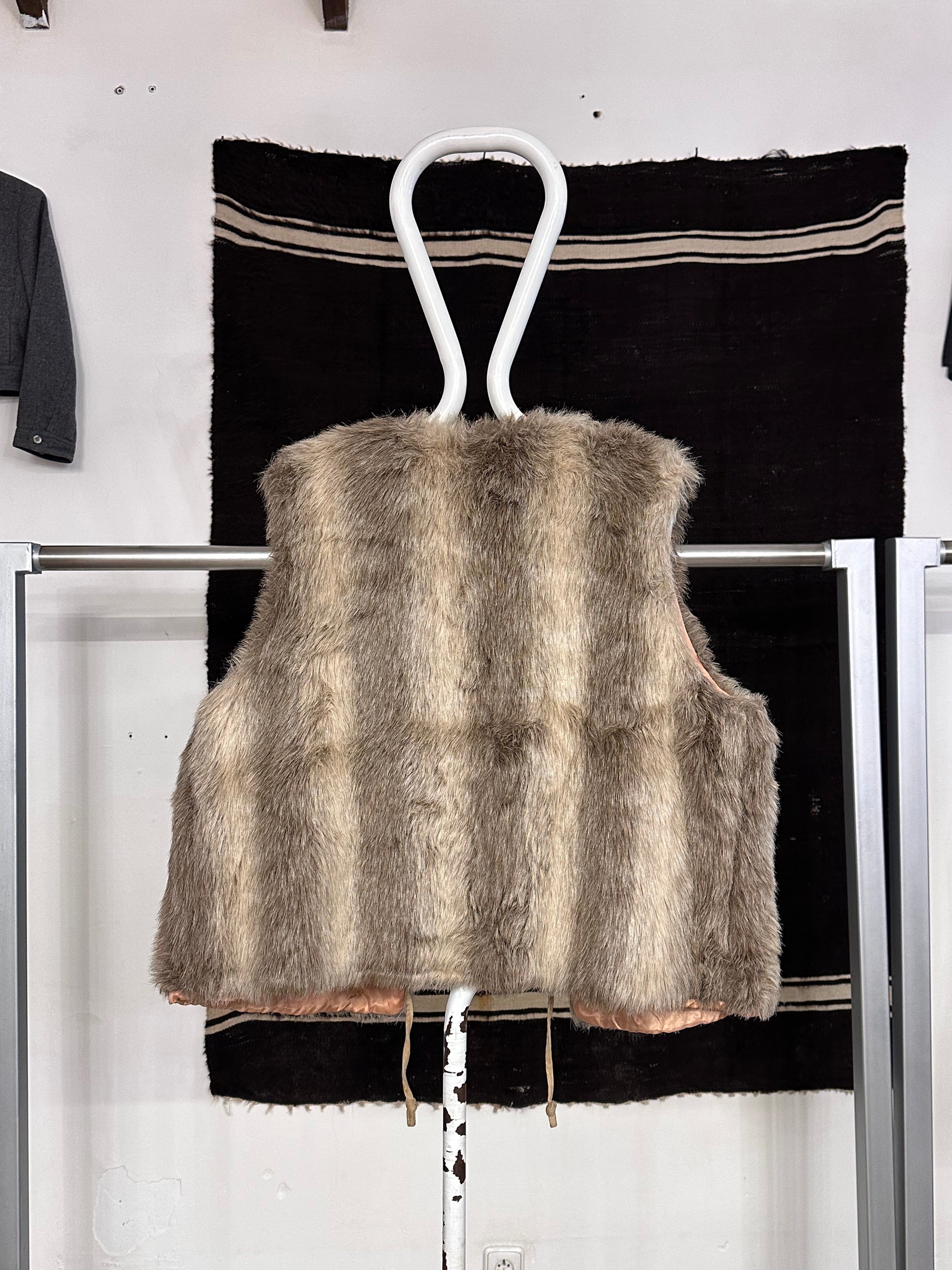 60s Handmade fur vest – TOTO