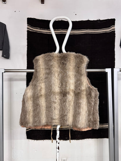 60's 60年代 Real fur vest Handmade ハンドメイド リアルファー 1960's Vintage ヴィンテージ Toto プラハ 古着屋 古着 ベスト Praha Prague Vintage store Vintage clothing ユーロ古着 ヨーロッパ古着 ドイツ古着