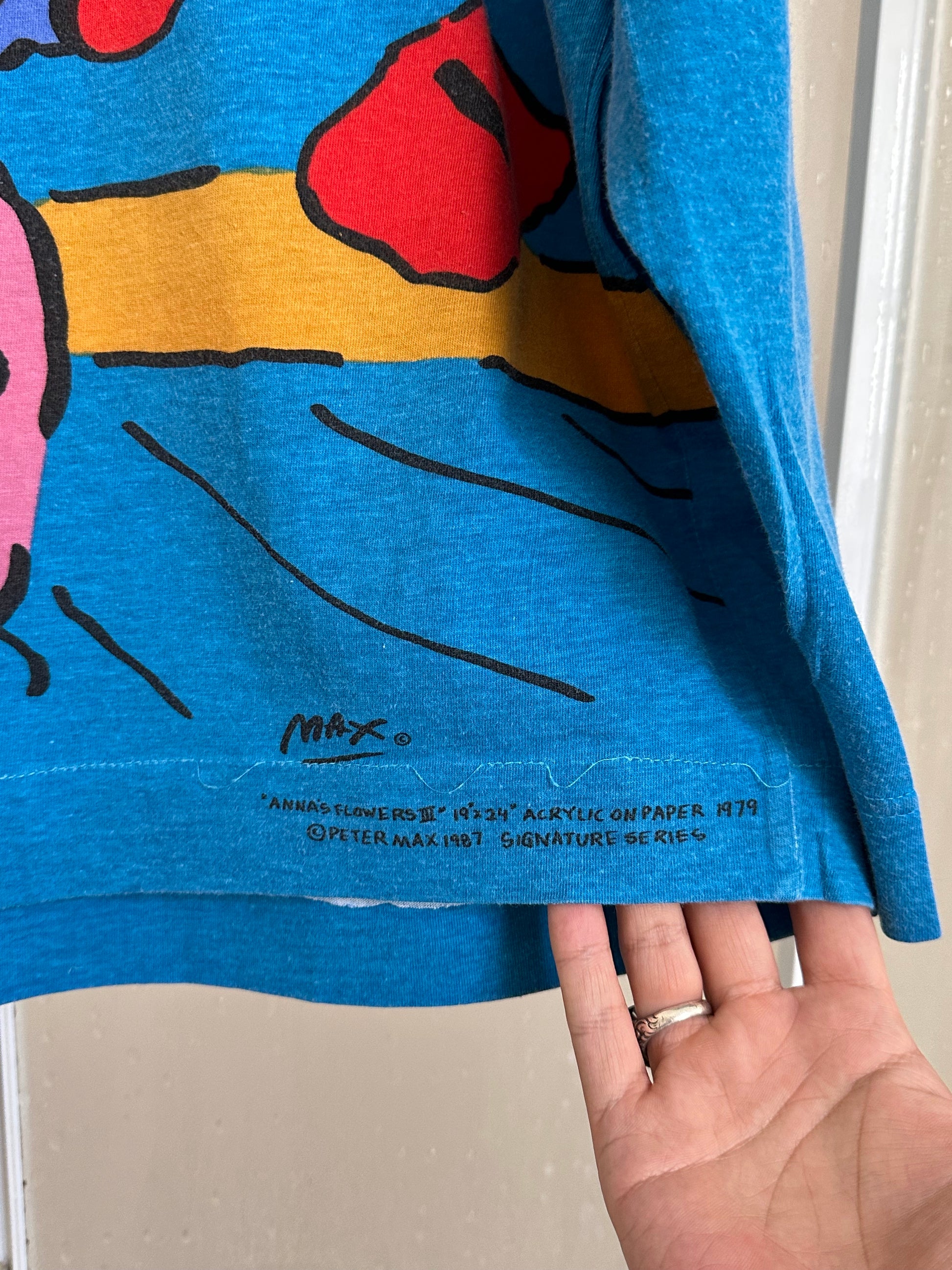 1987 Peter Max Neo max 80's 90's ピーターマックス ネオマックス vintage t shirt tee 