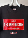 SEX INSTRUCTOR 90's t shirt vintage セックスインストラクター