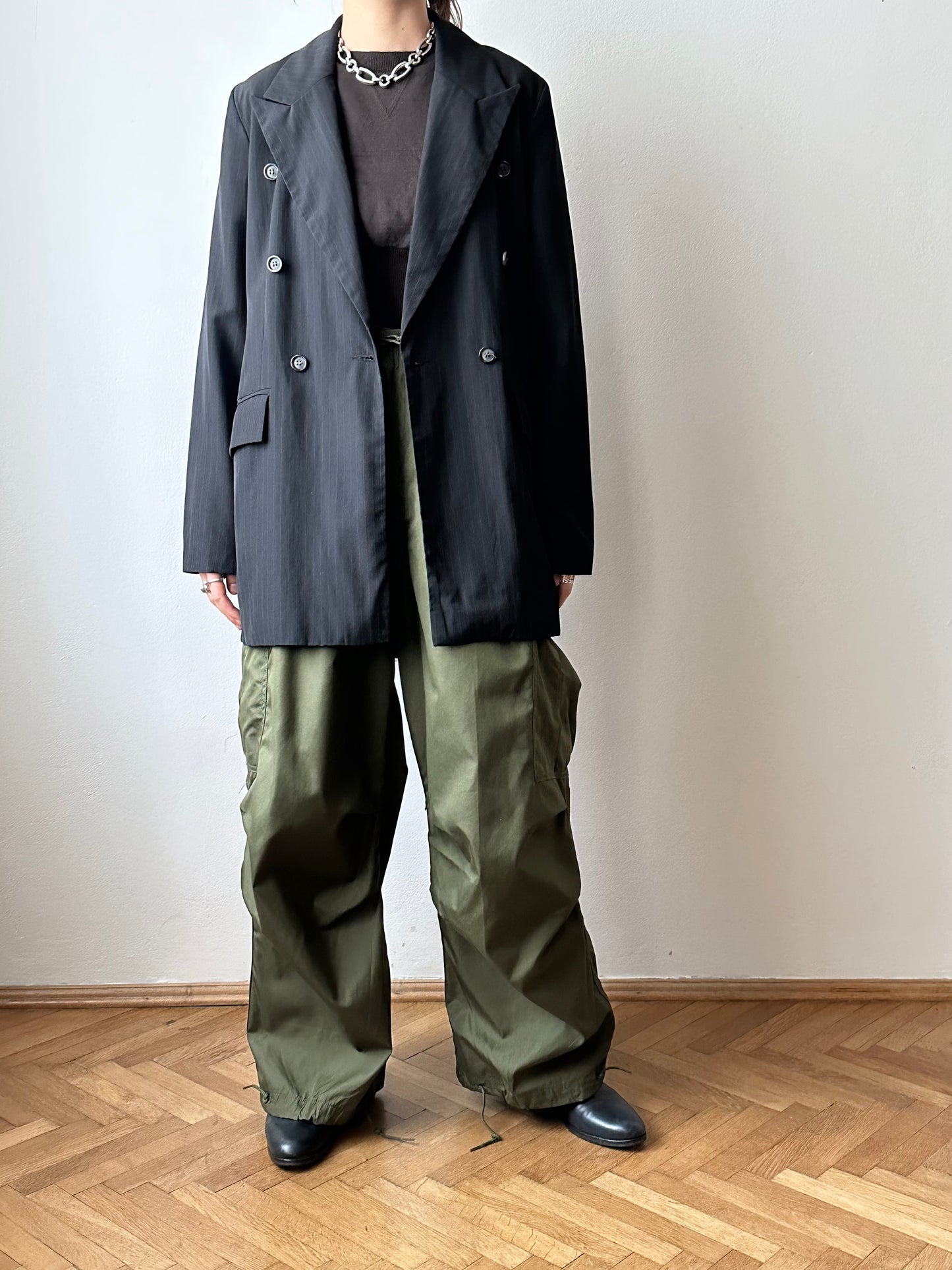 Italy black tailored jacket