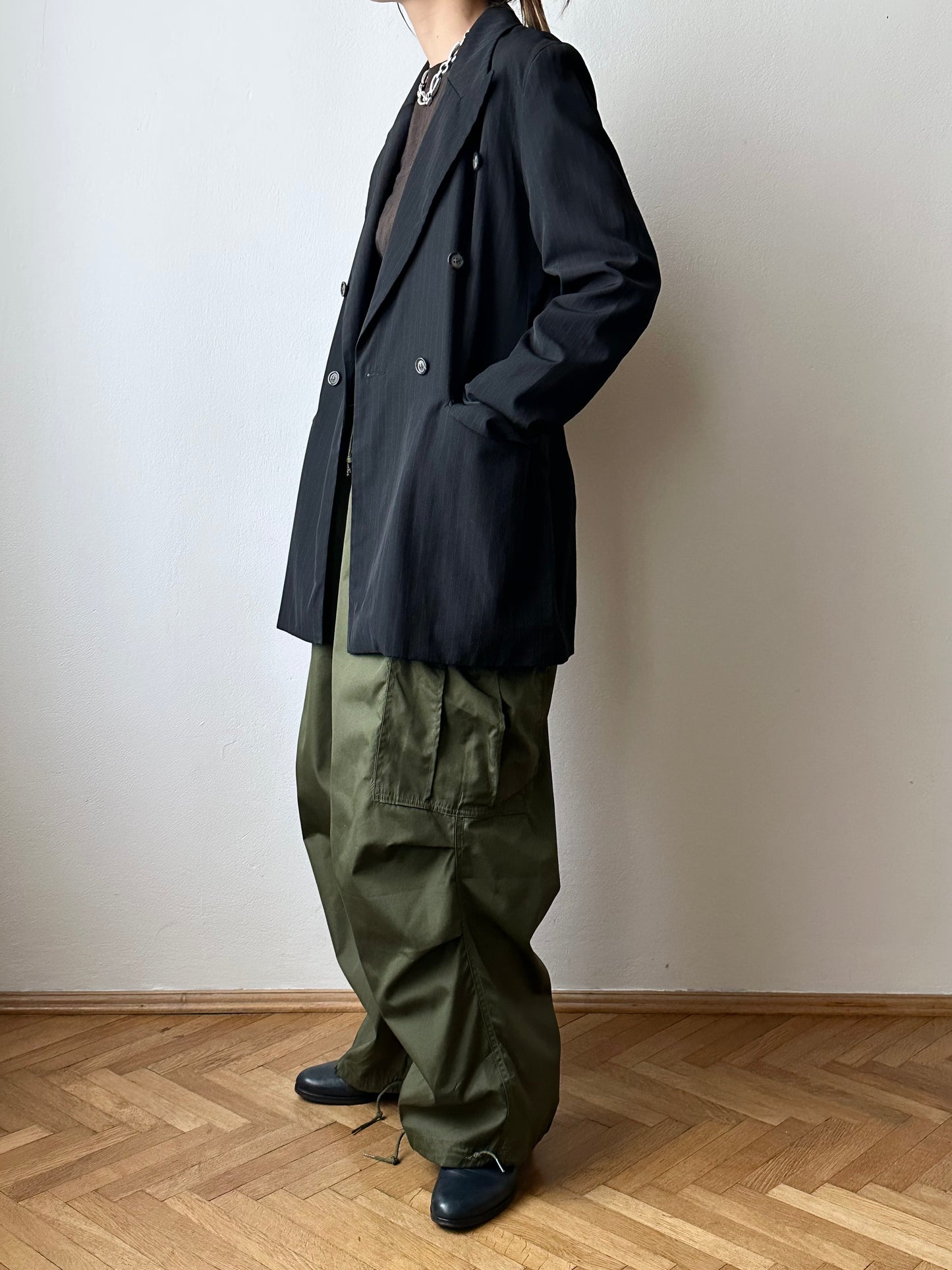 Italy black tailored jacket