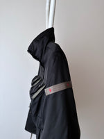 cyber black nylon jacket