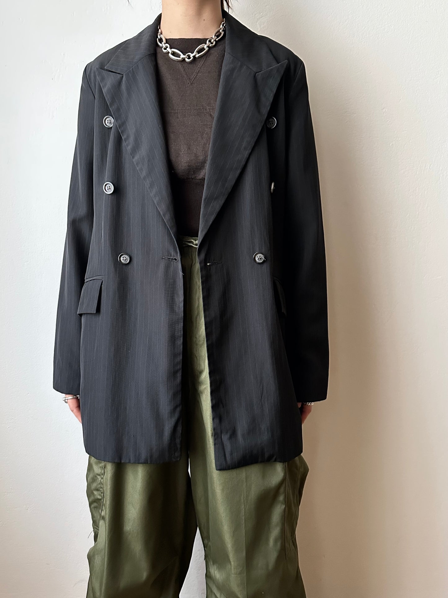 Italy black tailored jacket