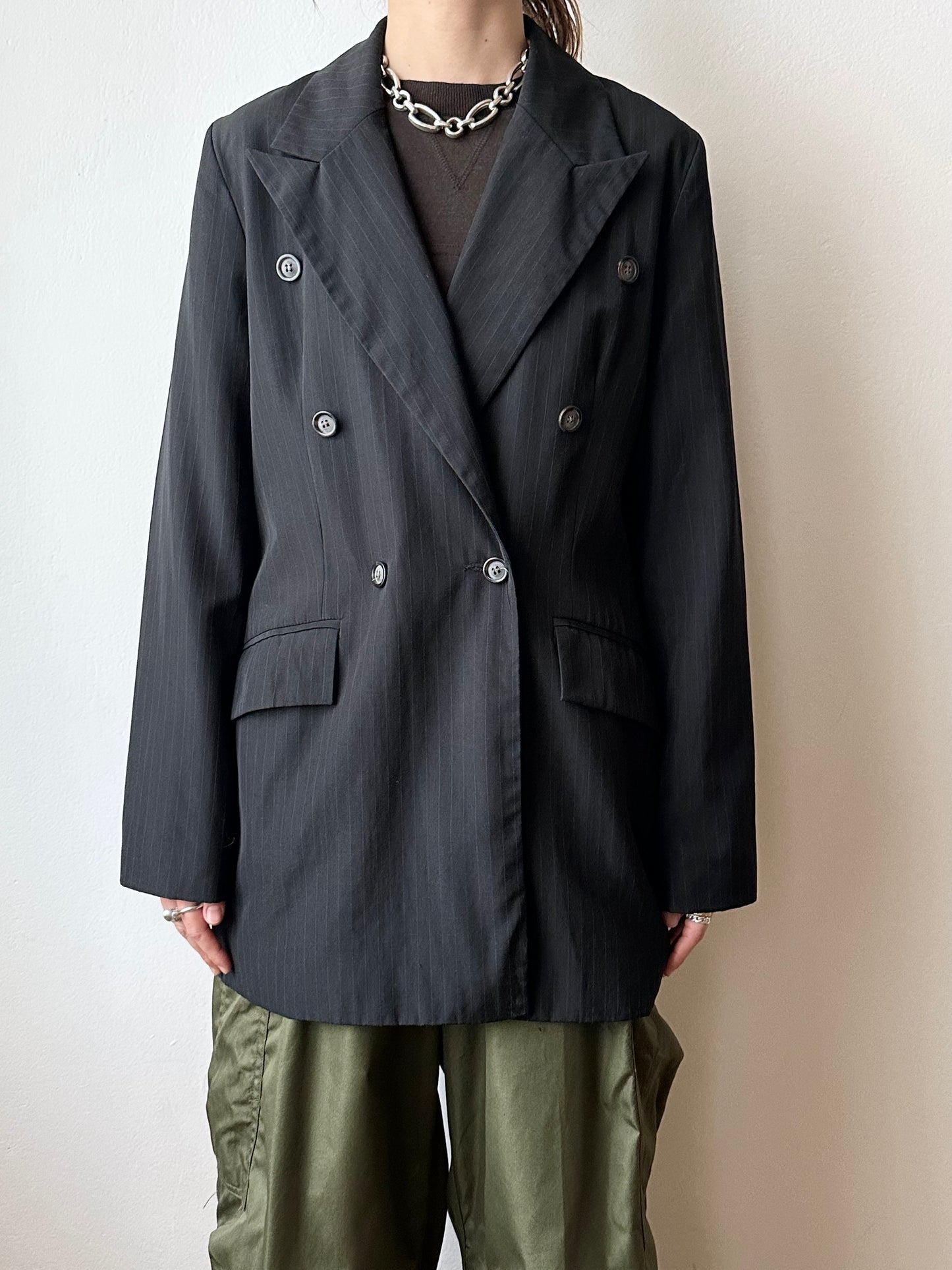 Italy black tailored jacket