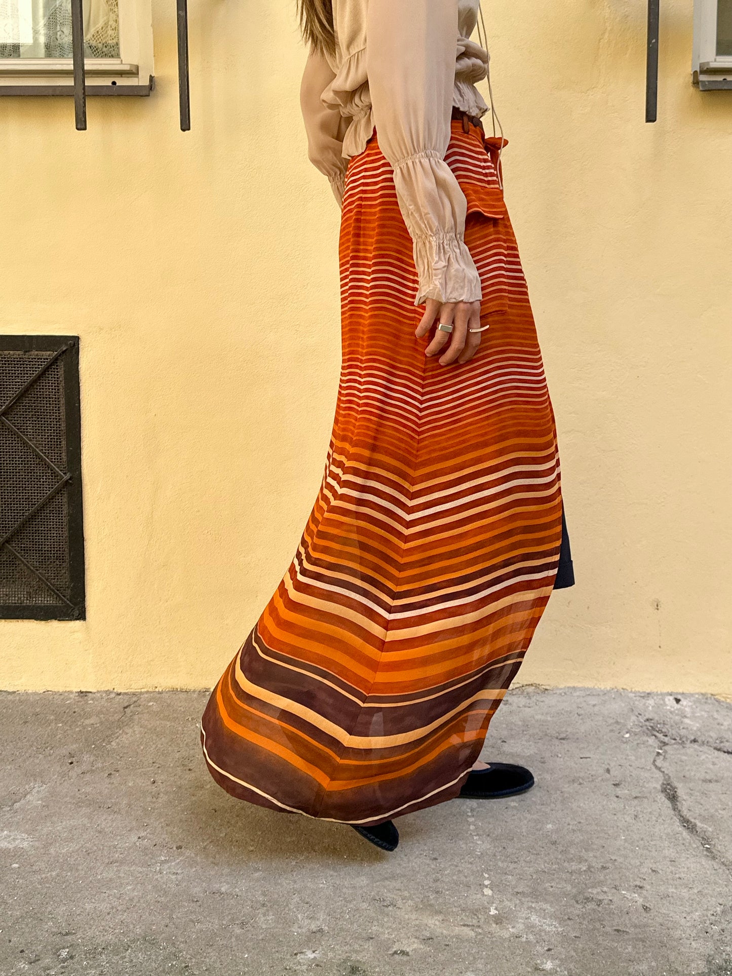 Berlin design wrap skirt W29-30