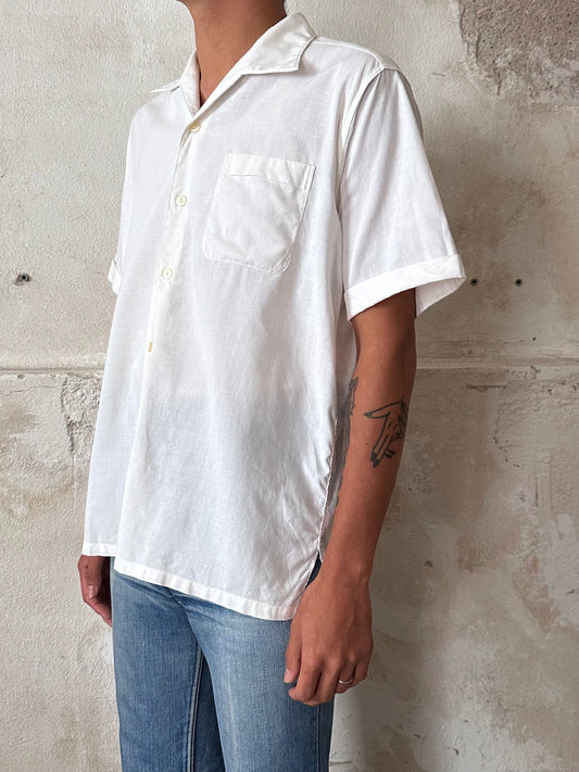60s open collar shirt