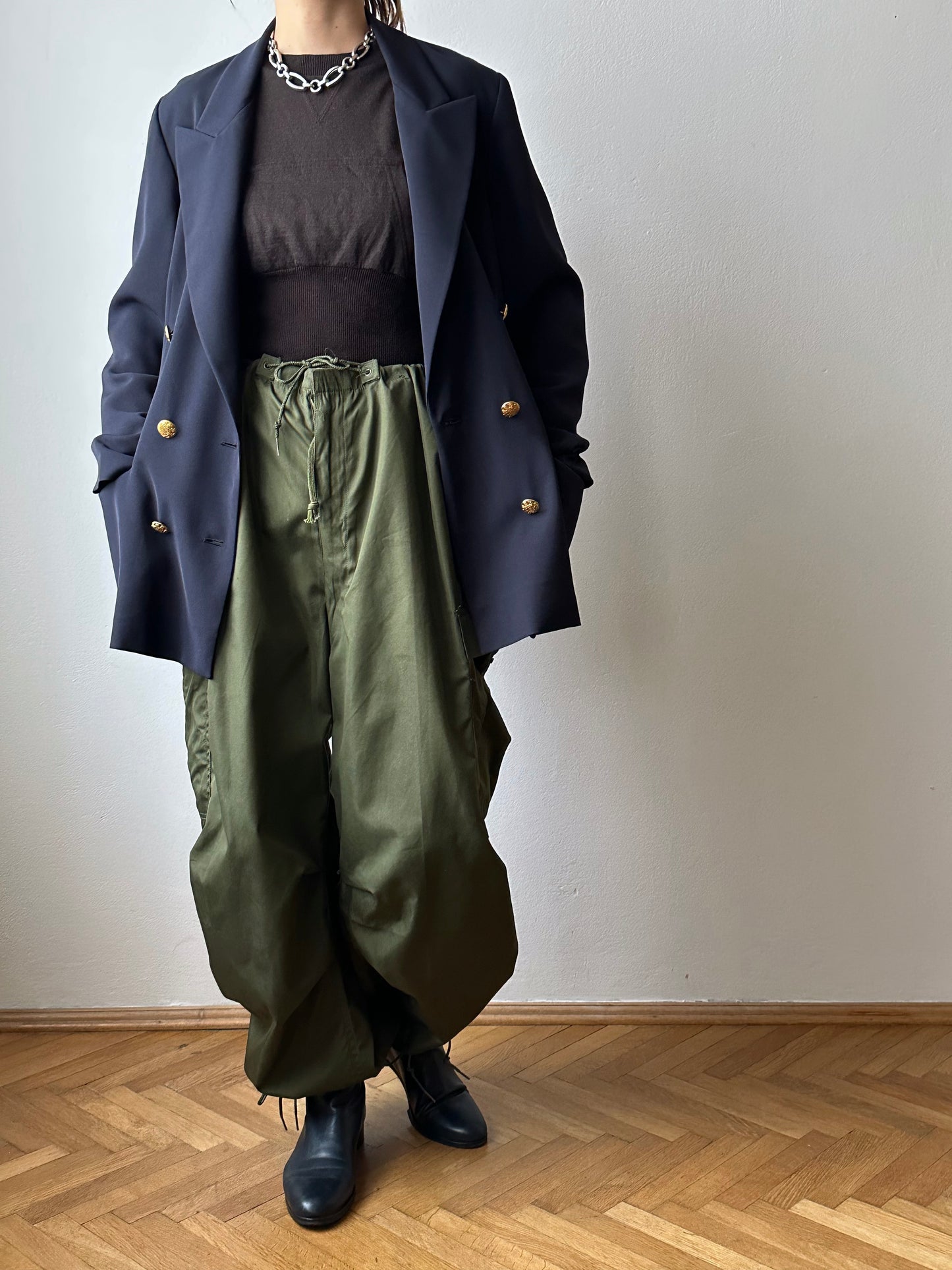 US Army M1951 Arctic trousers 1950's 50年代 Deadstock Military ミリタリー アメリカ軍 Toto Vintage clothing shop store Praha プラハ 古着屋 ヴィンテージ Prague デッドストック オーバーパンツ Antique shop アンティークショップ 古着卸