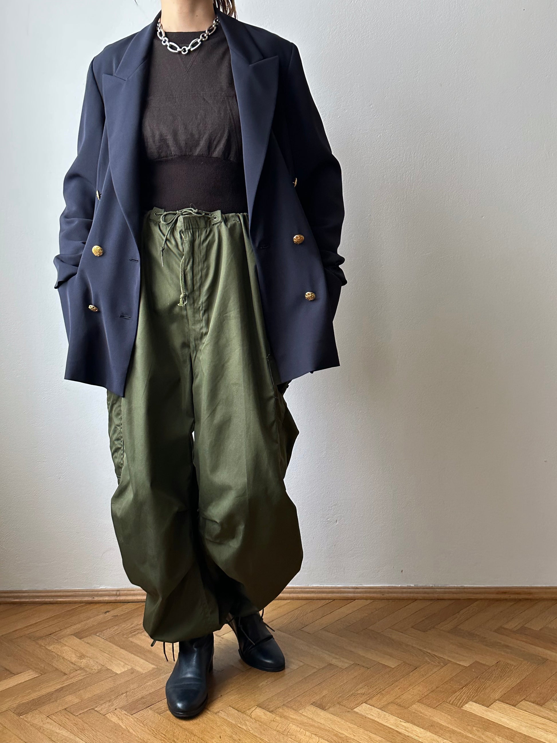 US Army M1951 Arctic trousers 1950's 50年代 Deadstock Military ミリタリー アメリカ軍 Toto Vintage clothing shop store Praha プラハ 古着屋 ヴィンテージ Prague デッドストック オーバーパンツ Antique shop アンティークショップ 古着卸