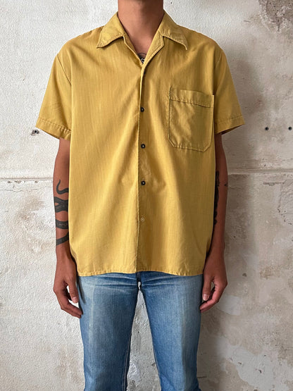 70s open collar shirt