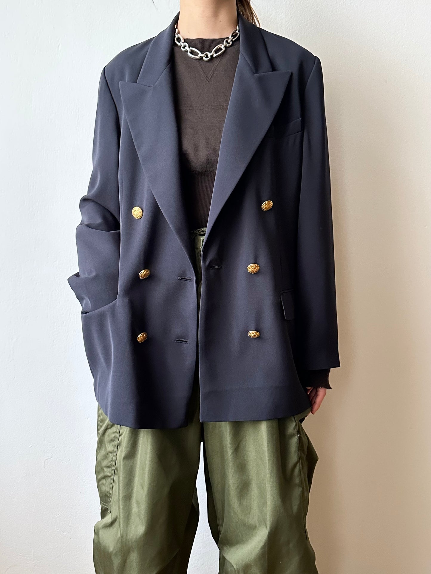 Deadstock French navy blazer