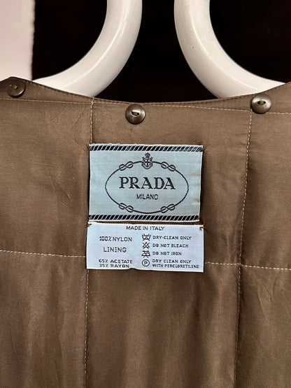 mid 90s PRADA pocono nylon jacket with liner