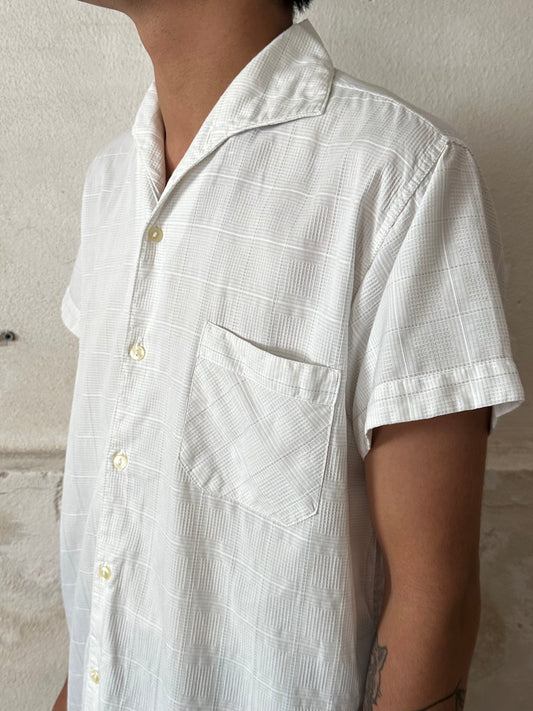 60s open collar shirt