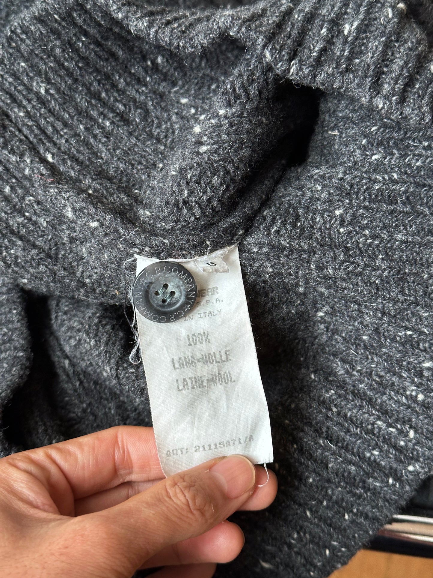 AW'94 C.P. COMPANY Wool Knit Jacket