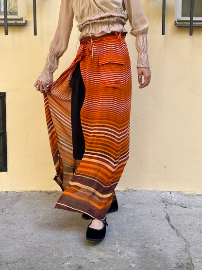 Berlin design wrap skirt W29-30