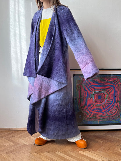 Christian Llinares mohair mixed robe