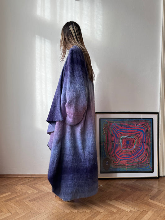 Christian Llinares mohair mixed robe