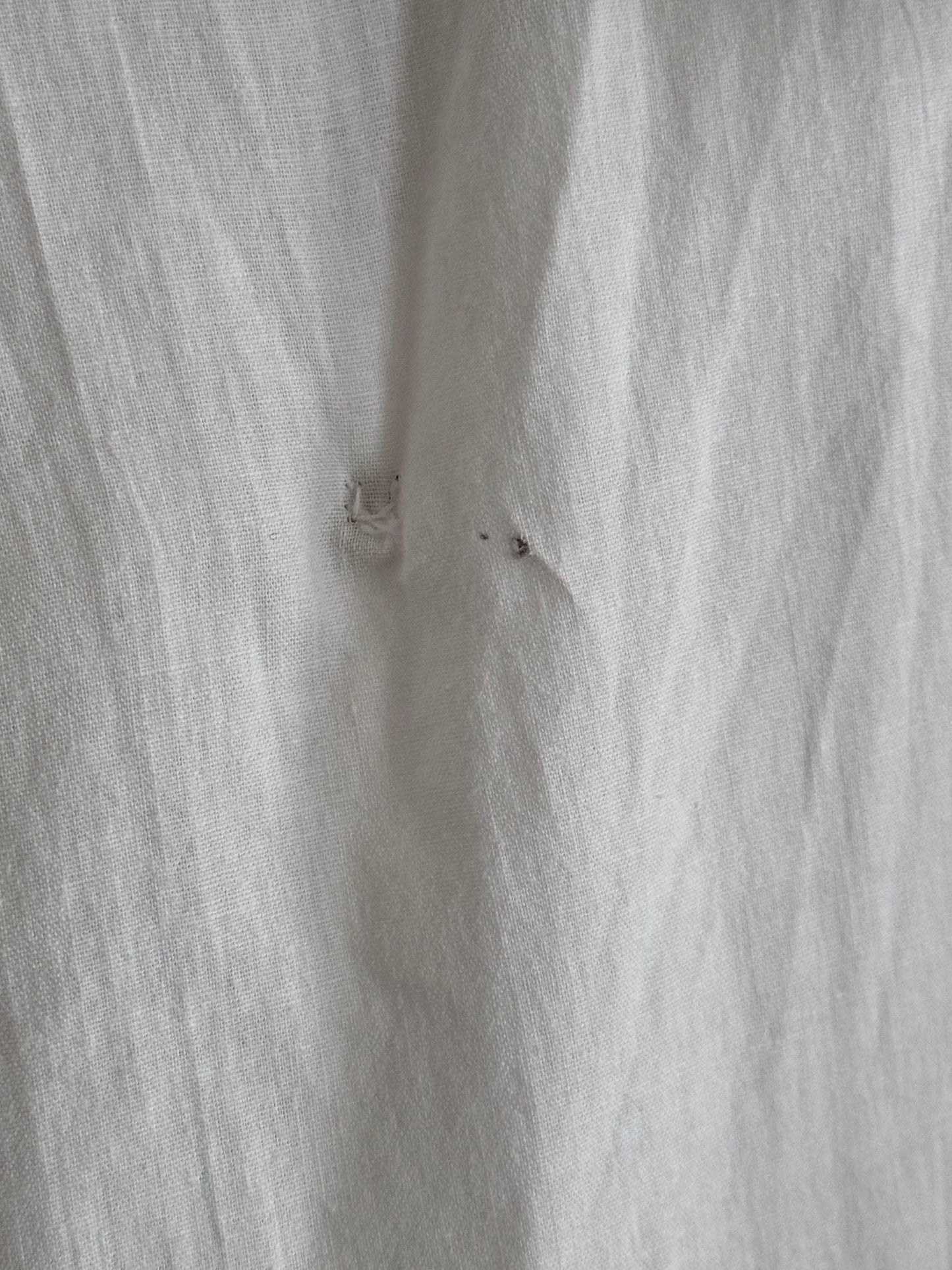 Vintage battenburg lace frill gown