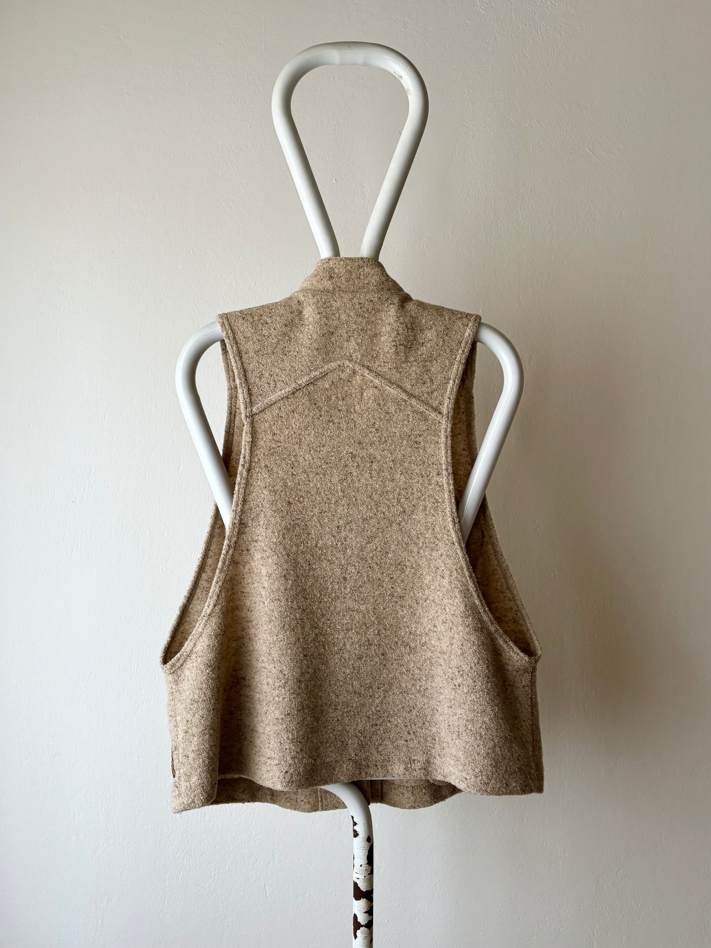 80s ARMANI JEANS pile vest