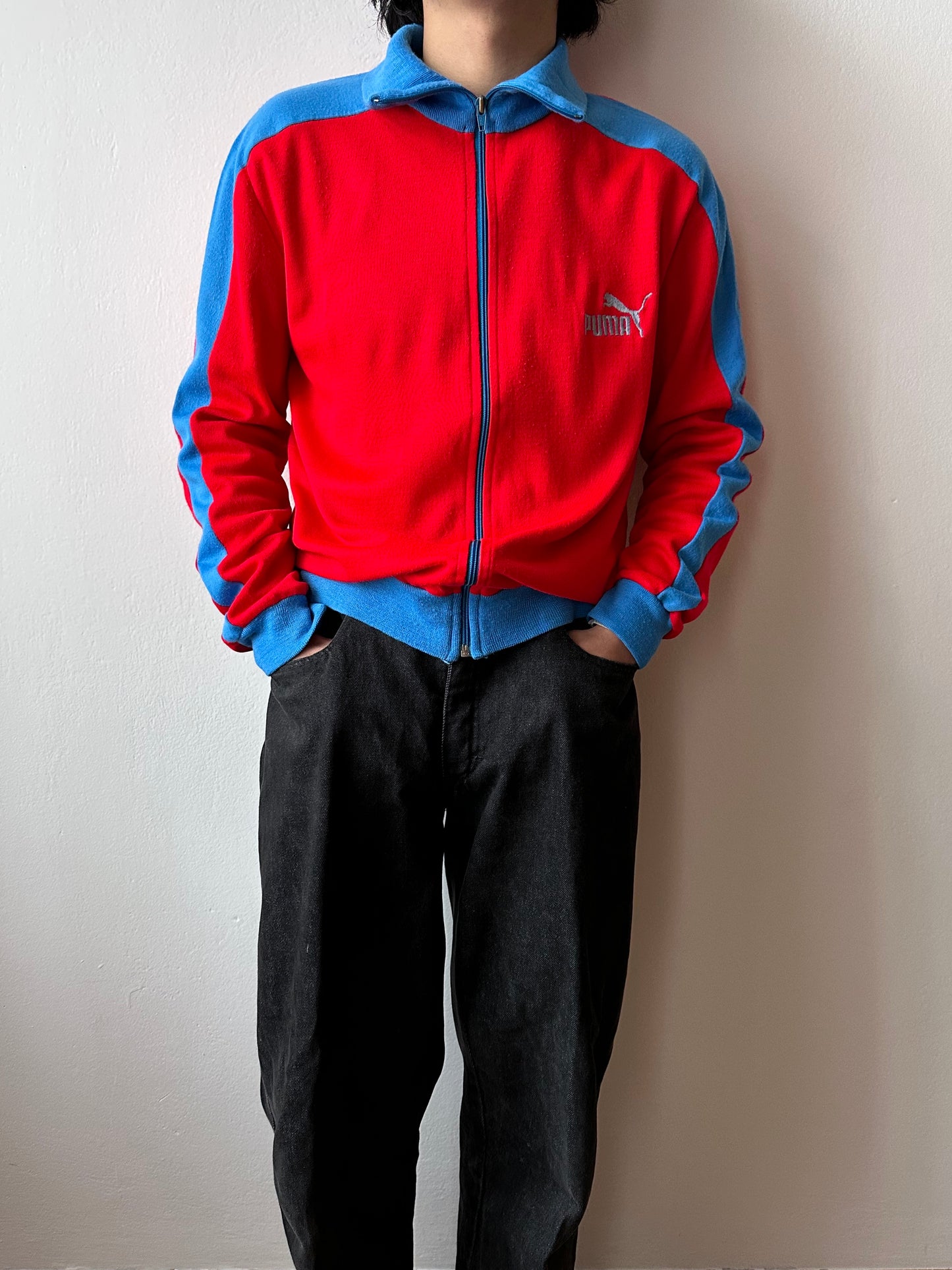 80s Puma 2tone track jacket