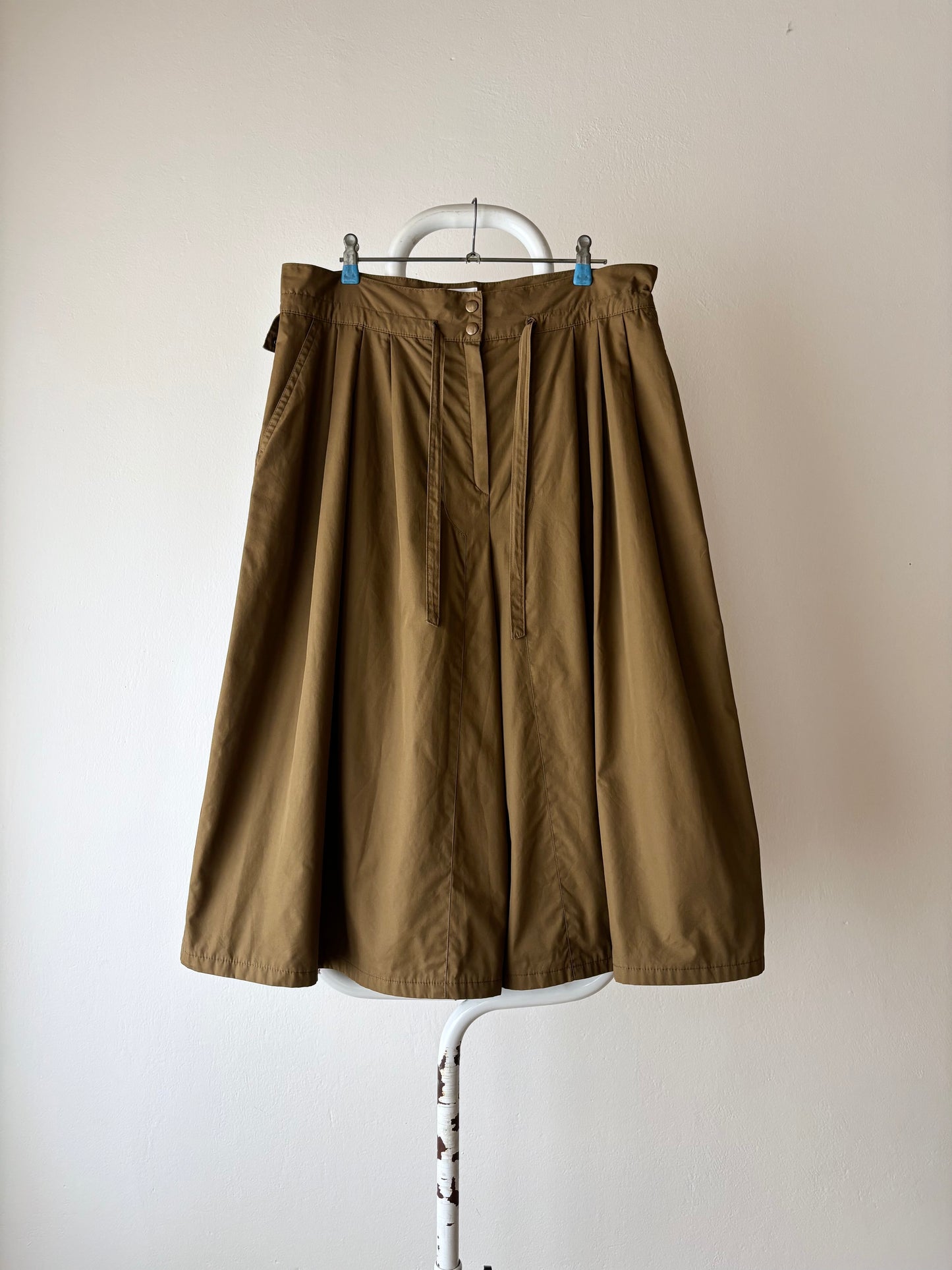 West Germany 80s 3/4 cropped wide pants