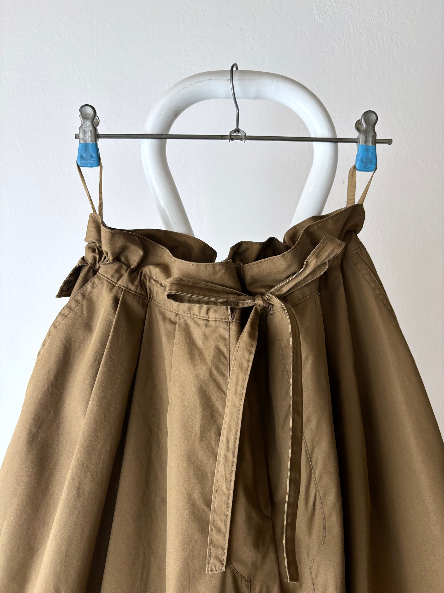 West Germany 80s 3/4 cropped wide pants