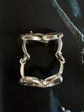 60s Egyptian silver horsebit bracelet