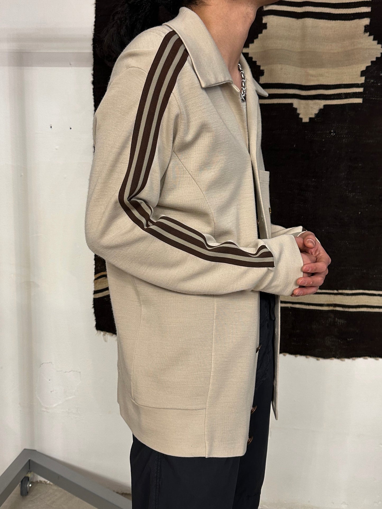 Adidas Schwahn jacket 70's 70年代 1970's Made in West-Germany 西ドイツ製 アディダス Vintage ヴィンテージ ボタンジャージー Toto 古着屋 プラハ 古着 Praha Prague Vintage store Vintage clothing ユーロ古着 ヨーロッパ古着