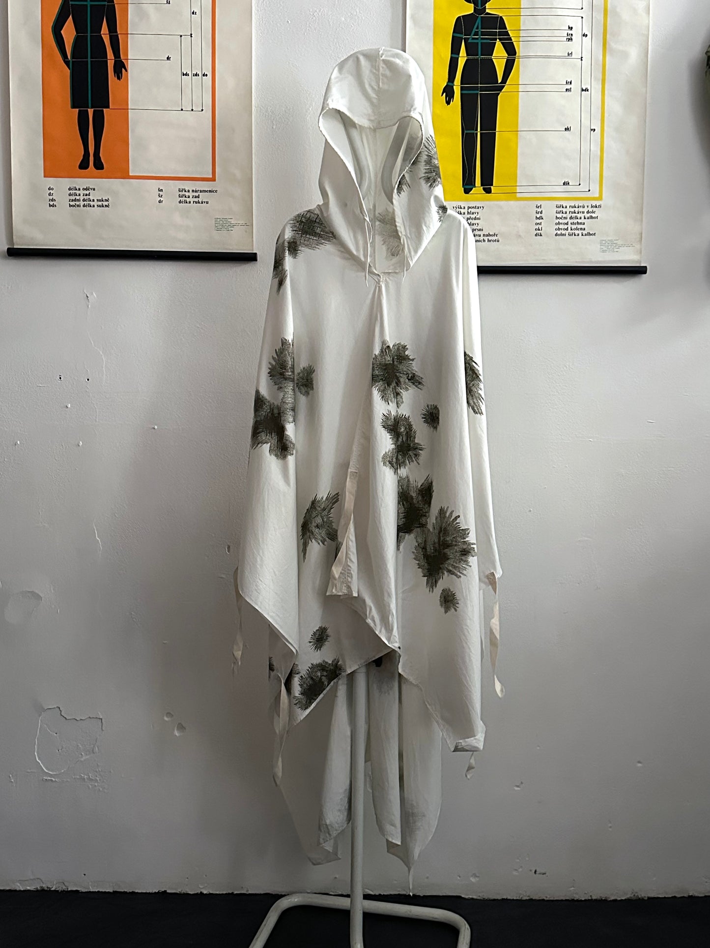 German Army snow camouflage poncho