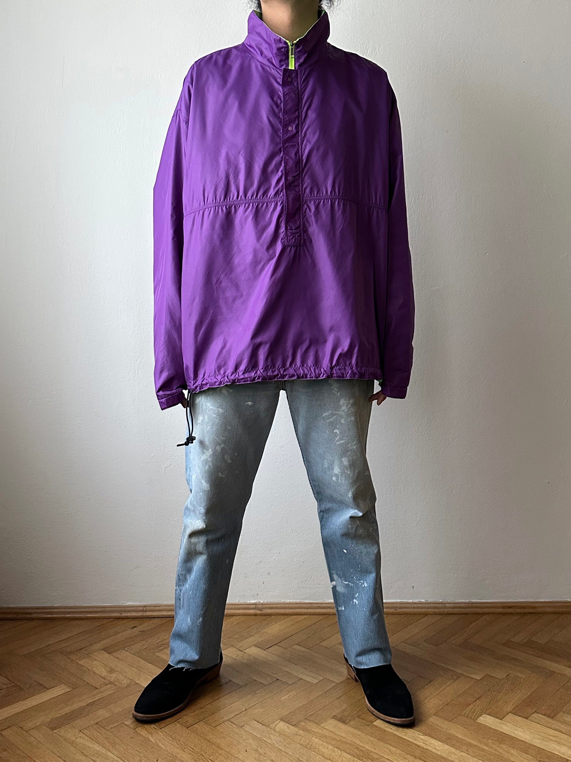 90's Patagonia パタゴニア Nylon Jacket reversible リバーシブル ゲッコーグリーン Toto Praha Vintage clothing shop Antique shop プラハ 古着屋 ヴィンテージ アンティークショップ ユーロ古着 ヨーロッパ古着 古着卸