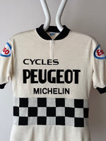 70s Peugeot Cycling Jersey Shirt 70's 70年代 Vintage ヴィンテージ プジョー サイクリング シャツ ジャージー Toto Praha プラハ 古着屋 古着 ユーロ古着 ヨーロッパ古着 フレンチヴィンテージ France 