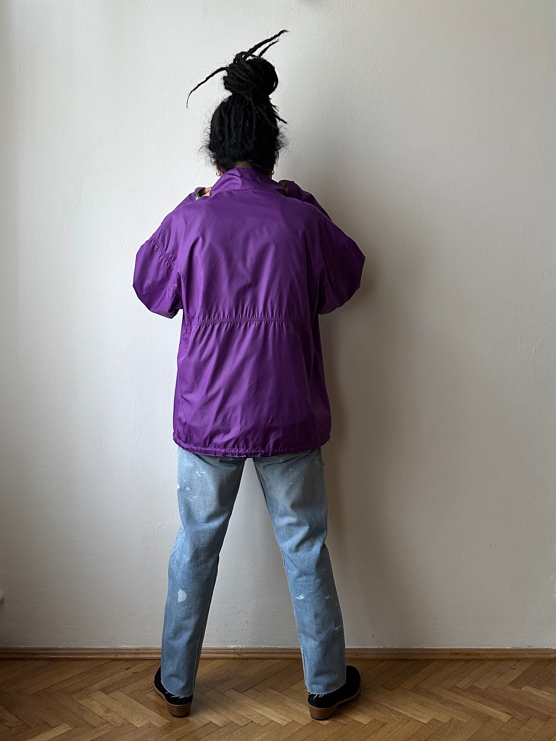 90's Patagonia パタゴニア Nylon Jacket reversible リバーシブル ゲッコーグリーン Toto Praha Vintage clothing shop Antique shop プラハ 古着屋 ヴィンテージ アンティークショップ ユーロ古着 ヨーロッパ古着 古着卸