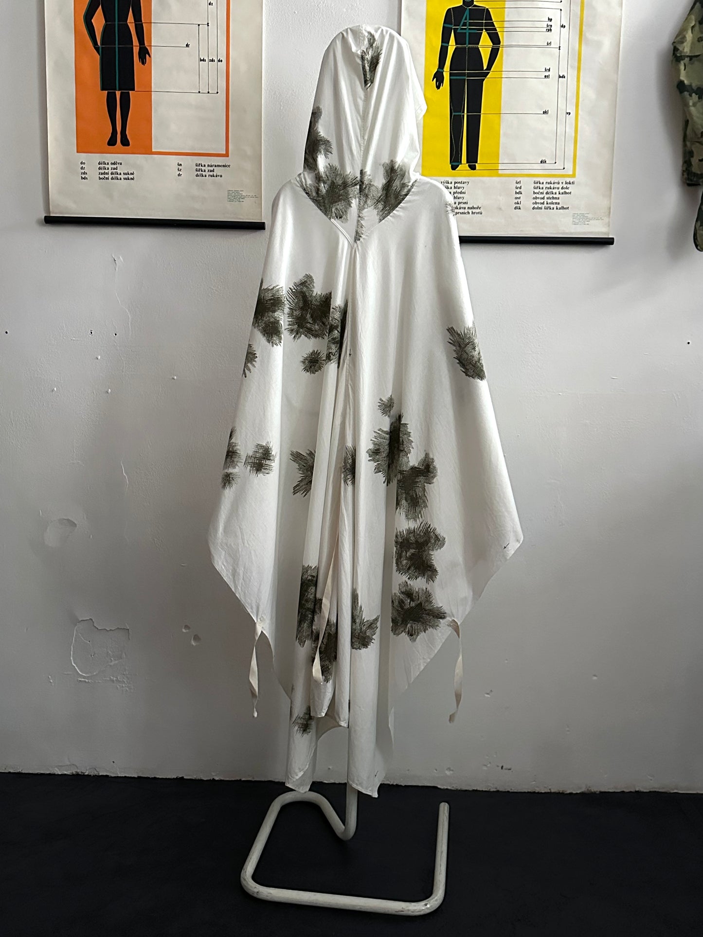 German Army snow camouflage poncho