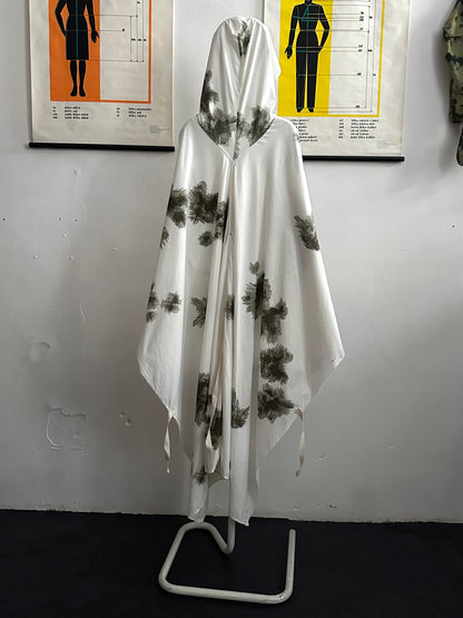 German Army snow camouflage poncho