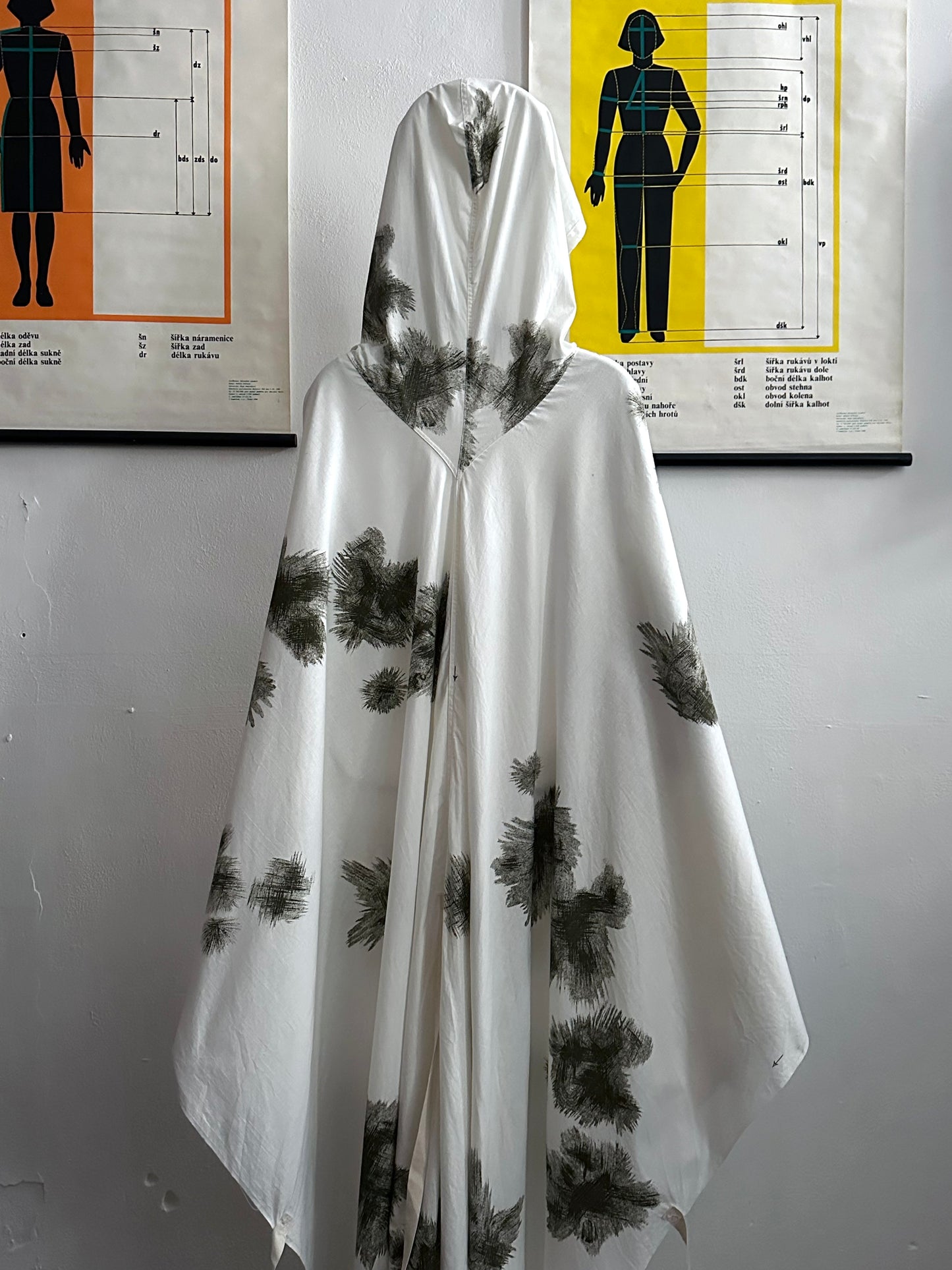German Army snow camouflage poncho
