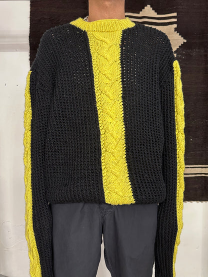 Big sized handmade wool jumper