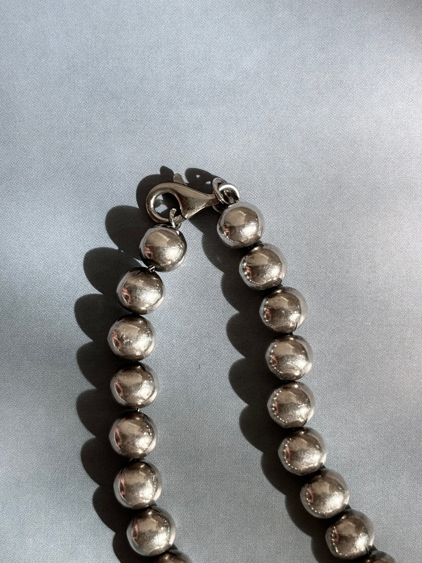 silver ball chain bracelet
