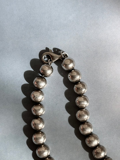 silver ball chain bracelet