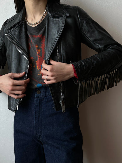 TT Leathers 70s 1970's Made in UK England riders jacket 70年代 ロンジャン black leather jacket vintage