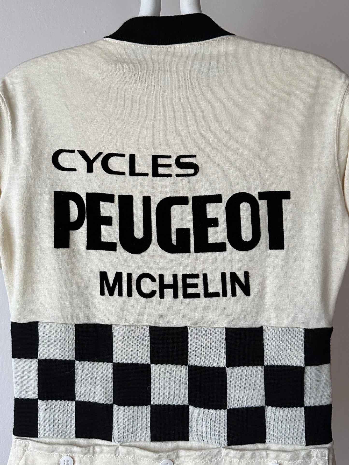 70s Peugeot Cycling Jersey Shirt 70's 70年代 Vintage ヴィンテージ プジョー サイクリング シャツ ジャージー Toto Praha プラハ 古着屋 古着 ユーロ古着 ヨーロッパ古着 フレンチヴィンテージ France 