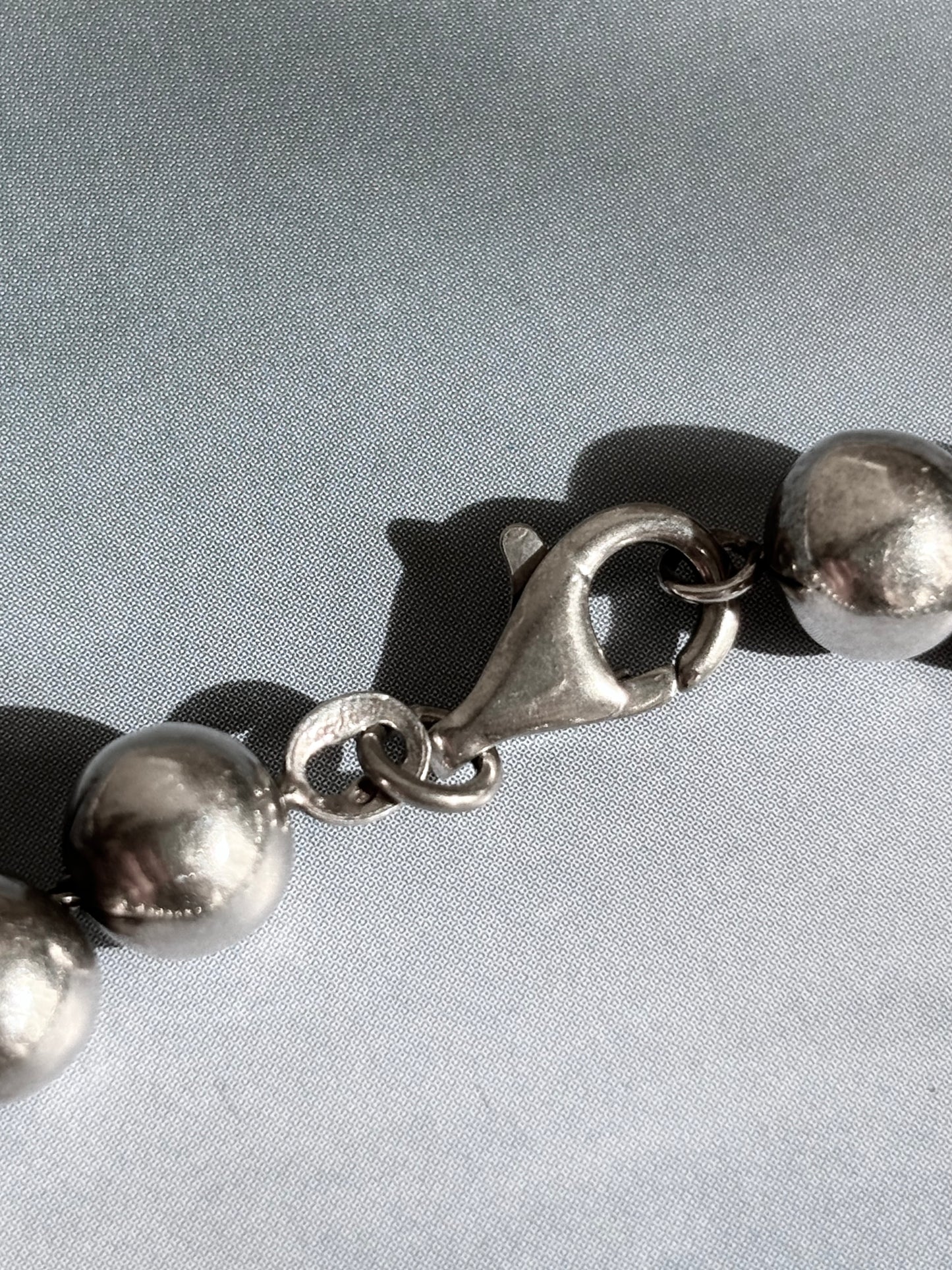 silver ball chain bracelet