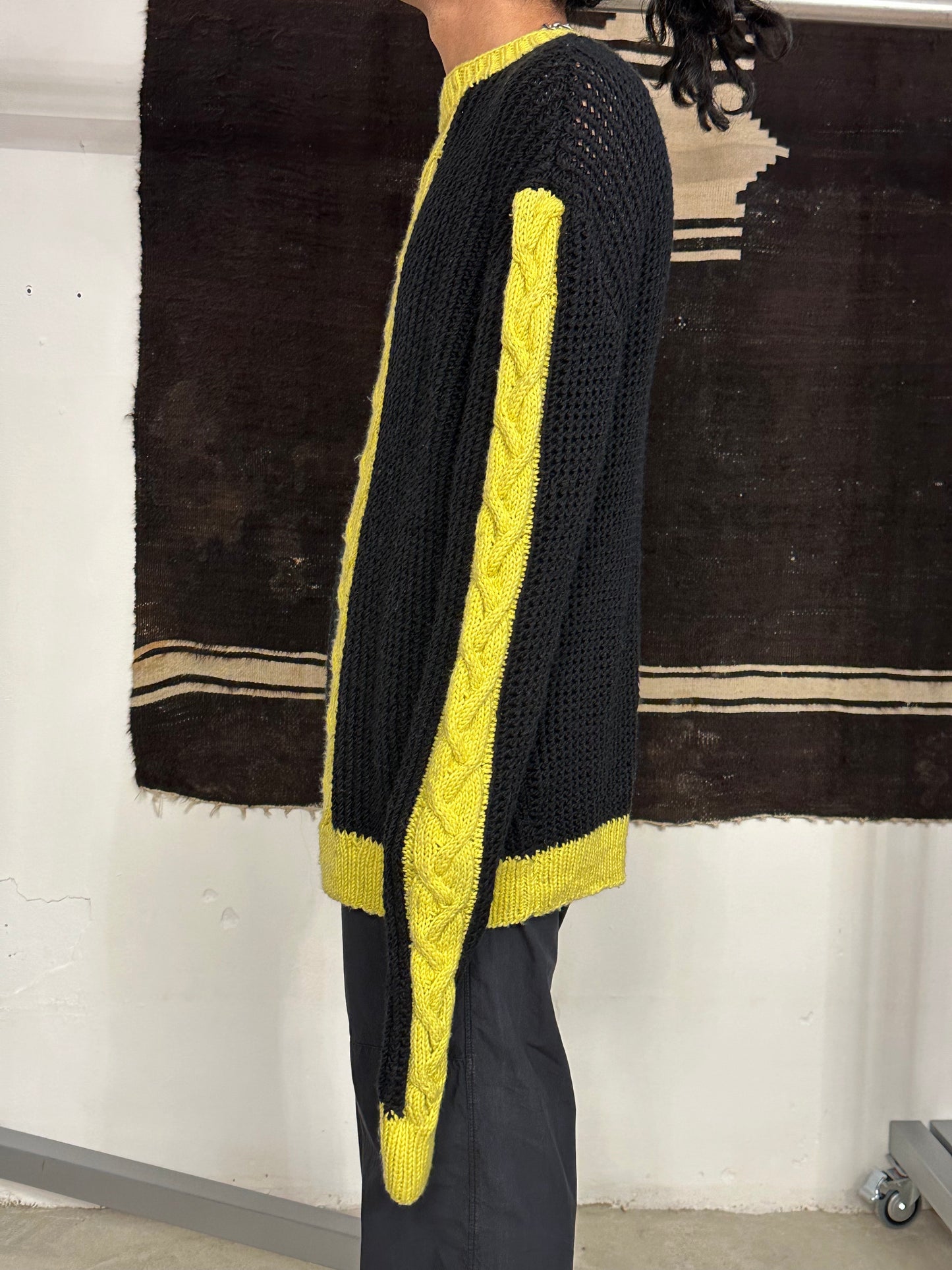 Big sized handmade wool jumper