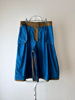 West Germany 80s 3/4 cropped wide pants