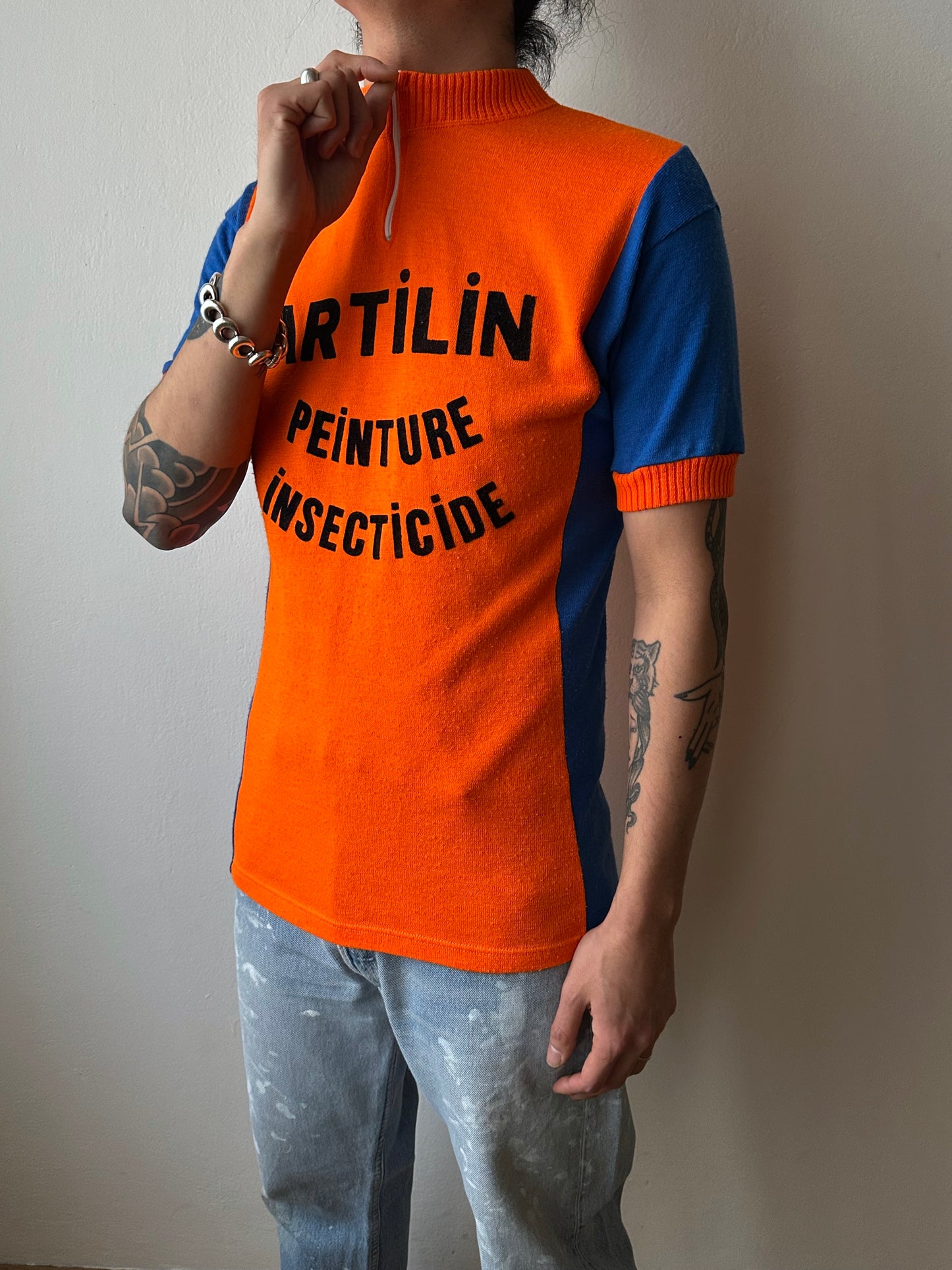 1970s–80s Cycling jersey top