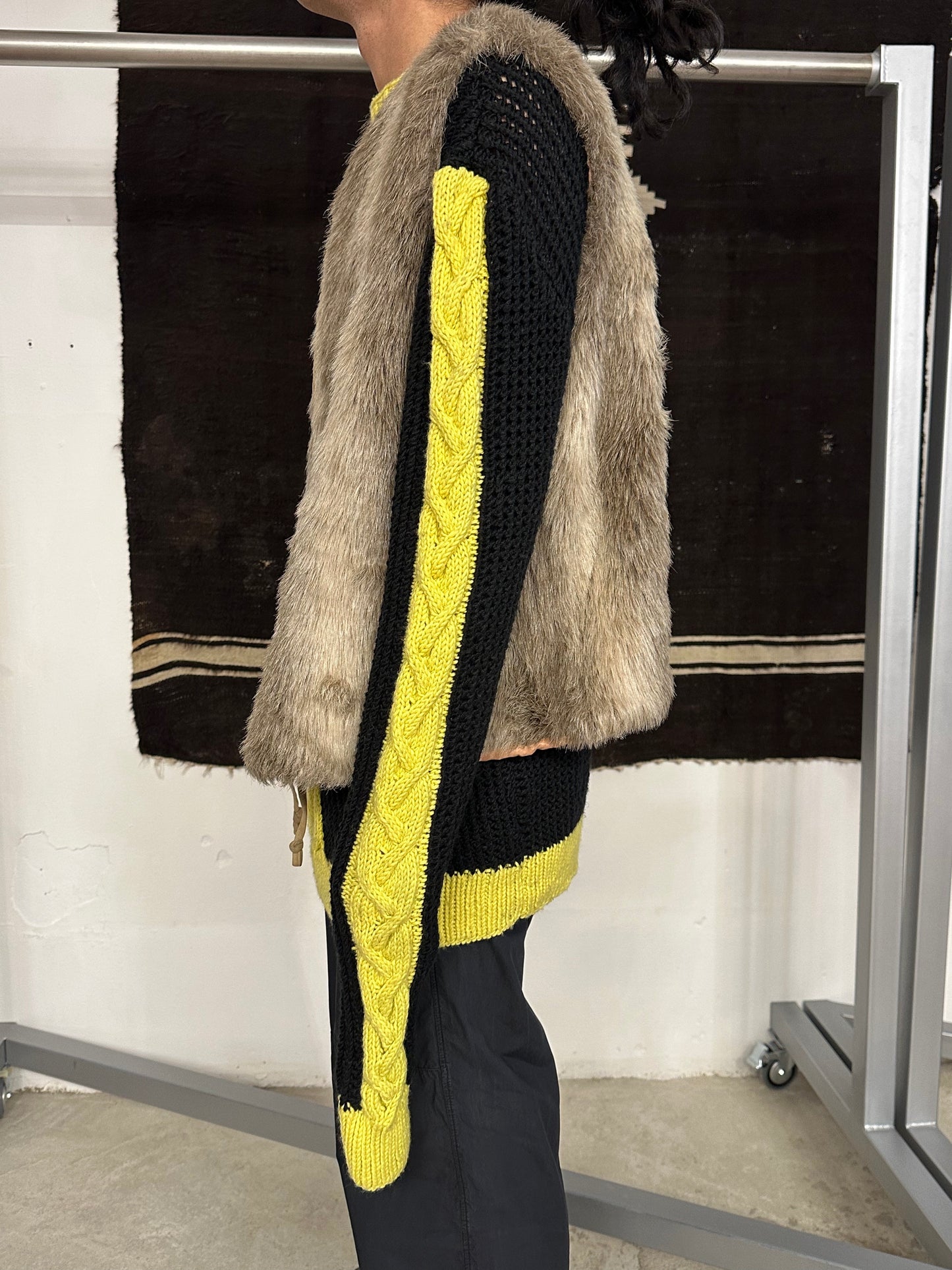 60's 60年代 Real fur vest Handmade ハンドメイド リアルファー 1960's Vintage ヴィンテージ Toto プラハ 古着屋 古着 ベスト Praha Prague Vintage store Vintage clothing ユーロ古着 ヨーロッパ古着 ドイツ古着